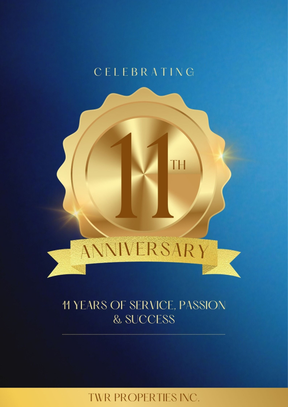 11th Anniversary - TWR Properties Inc.